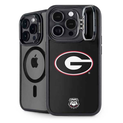 University of Georgia Logo iPhone 15 Pro Kickstand Case
